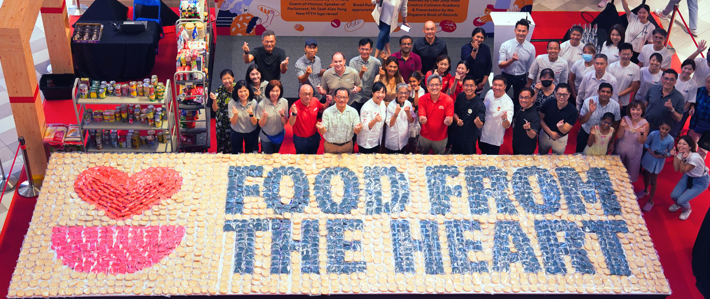 Biggest Logo Made of Bread Event